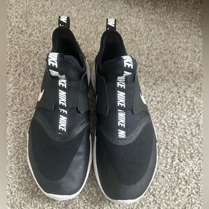 Nike Black and White Flex Runner Sneakers